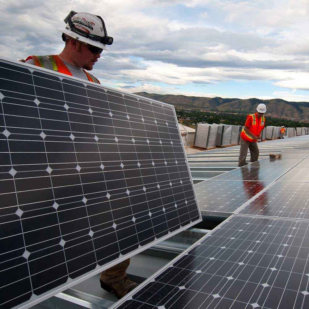 Solar engineering team